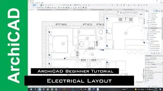 ArchiCAD Begginer Tutorial | Electrical Layout