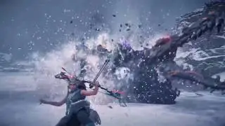 Horizon Zero Dawn - Checking Out the New Scorcher Enemy The Frozen Wilds DLC