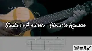 Study in A minor - Dionisio Aguado