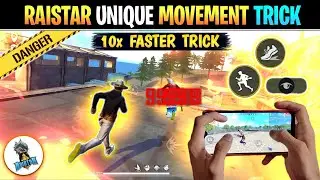 Raistar Hang Movement + Camera Angle & Fastest Movement Trick  😱 || Free Fire