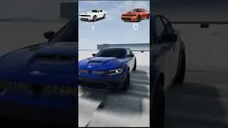 Сравнение DODGE CHARGER и DODGE CHALLENGER в BeamNG Drive #beamngdrive #beamngdrivemods #beamng