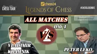 kramnik beats Leko |legends of chess All games day 4