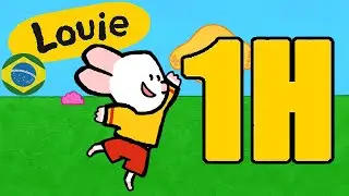 Louie, desenhe me 🎨 ✐ Compilação de uma hora ✐ | Desenhos animados para crianças