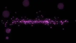 Purple Bokeh Video Gradient Particles Black Background