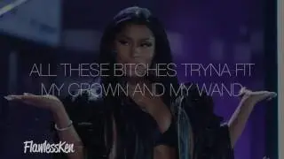 Nicki Minaj - Don't Hurt Me (Verse - Lyrics Video)