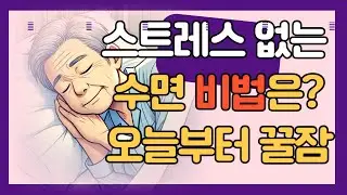 스트레스없는 없는 마법같은 수면 방법은?