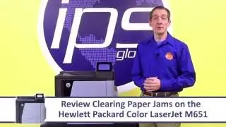 HP M651 - Clearing Paper Jams
