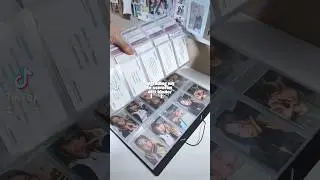 upgrading my ot5 le sserafim photocard binder ! ♡ 