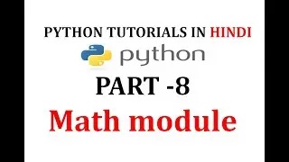 What is Math module in python | pow() in python | math functions in python | Python for beginner