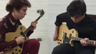 Kids Rehearsing with Gibson Les Paul Tenor Blaster The Dog's Bollocks!