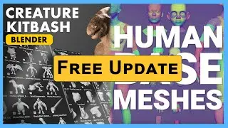 Creature Kitbash - Free Update - 40 New Assets!