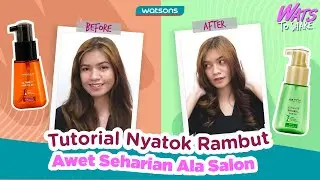 #WatsToShare Tutorial Catok Ala Salon Tahan Seharian!