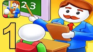 Idle School Tycoon Games - Gameplay Walkthrough Part 1 Intro ( Android,iOS )