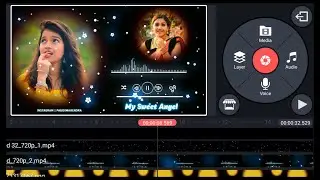 How to make double photo whatsapp status video kinemaster telugu | avee player status videos telugu