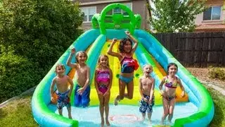 Little Tikes Rocky Mountain River Race Inflatable Water Slide