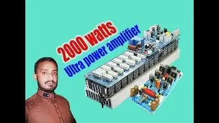 how to make_2000 watts ultra power amplifier circuit create PCB_Youtube,video