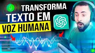 ChatGPT! 😱 Gerador de VOZ humana REALISTA em português junto ao ChatGPT