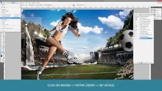 Tutorial ZuK - Crear una acción en photoshop y rotar 90 grados