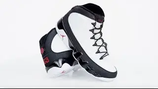 Sneakers In 4K Retro: Air Jordan 9 White Black True Red (2010)