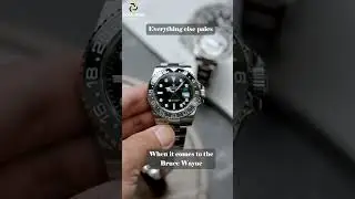The Rolex Bruce Wayne GMT Master is here to steal the show 126710GRNR #tigerriverwatches