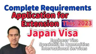 Requirements for Extension of Period of Stay for Engineer/Specialist in Humanities/ Int’l Services