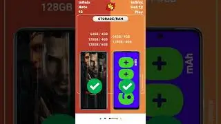 Infinix Note 12 vs Infinix Hot 12 Play | Quick Comparison ⚡