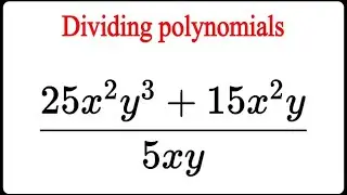 Dividing Polynomials || How to divide Polynomials || #maths #mathematics #online #algebra