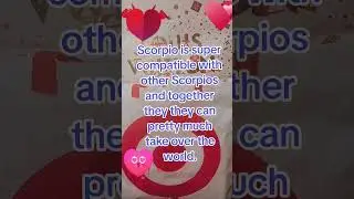 Scorpio is super compatible with other Scorpios