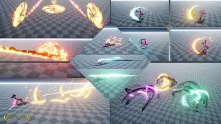 UE4 Marketplace Niagara Magical Slashes