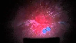 Foldscope Testing - Projecting the Image - My Blood