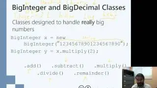 The BigInteger and BigDecimal Java Classes