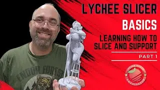 Lychee Slicer Basics Part 1 Learning to slice and support a model