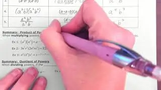 Exponent Rules Part 1 (Multiply, Divide, Zero)