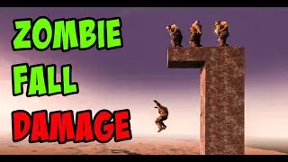 Zombie Fall Damage Explained (7 Days to Die: Alpha 20)