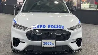NYPD Full Electric Ford Mustang Mach E at NYIAS 2022