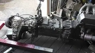 UazTech: Cross a hedgehog and a snake - Gearbox and transfer case Patrol Y61 + Mercedes ICE, PART 3