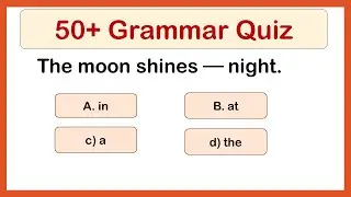 Grammar Quiz: 50+ English Grammar Questions | English Grammar Test #challenge #englishgrammar #quiz