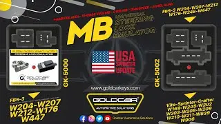 How to Program GOLDCAR ELS ELV Steering Lock Emulator for W204 W212 W447 W246 W176 with VVDI MB TOOL