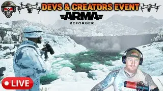 ARMA REFORGER LIVE | Devs & Creators Event | Drones In Novka (MANW)