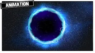 UNIVERSE BLACK HOLE PORTAL | SPACE GALAXY THEME | FREE STOCK ANIMATION OVERLAY [CCM]