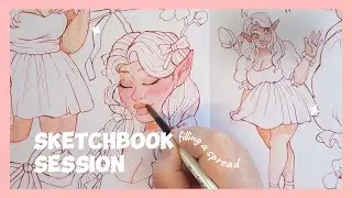 Sketchbook Session #2 | Some (modern) Tolkien/LOTR Fanart