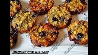 Frühstücks Muffins ohne Zucker