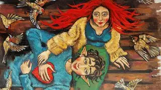 yağlı boya elf resmi/oil painting elf picture