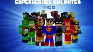Minecraft обзор модов #3 ( Marvel Superheroes Unlimited )