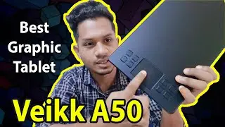 VEIKK A50 Review | Veikk a50 Graphic tablet Unboxing and review video - The Tech Civilization - TTC