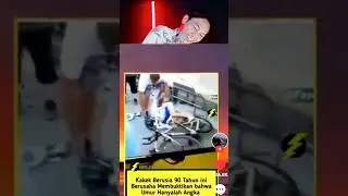 KAKEK USIA 90 TAHUN IKUT BALAP SEPEDA 🗿 #kontenreactionlucu #funnypictures #meme #funny  #memefunny