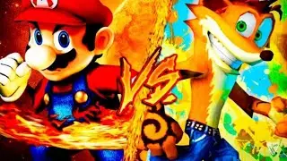 MARIO BROS VS. CRASH BANDICOOT || COMBATES MORTALES DE RAP  ||  JAY F