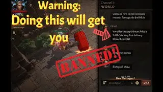 Don't get Banned doing this! | Diablo Immortal |