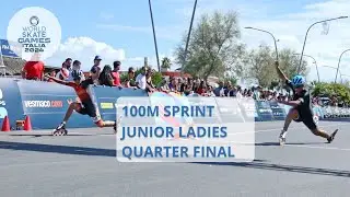 100M Sprint Junior Ladies   Quarter Final | WSG2024 - Italy