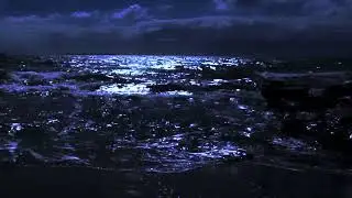 Fall Asleep with Waves Crashing At Night - Ocean Sounds For Deep Sleep | Ocean Waves